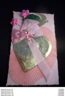 Delcampe - FANTAISIE - S00091 - Ajoutis - Carte Rose - Noeud - Coeur - Fleurs - Colombe  - - Sonstige & Ohne Zuordnung