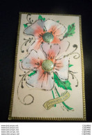 Delcampe - ANNIVERSAIRE - S00086 - Fleurs - Bouquet - Ajoutis - Carte Rose - Paillettes - - Geburtstag