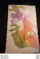 Delcampe - ANNIVERSAIRE - S00090 - Ajoutis - Carte Rose - Noeud - Panier - Colombe  - - Geburtstag