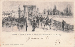 Delcampe - 55 VERDUN DEPART DU GENERAL DE MANTEUFFEL ET DE SON ETAT MAJ - Verdun