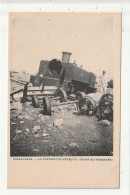 Delcampe - CP MAROC CASABLANCA La Locomotive Détruite (cause Du Massacre) - Casablanca