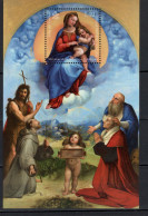 Delcampe - Vatican 2012 Michel Block 36 500 Years Of The Madonna Di Foligno And The Sistine Madonna, Raffael S/s MNH - Neufs