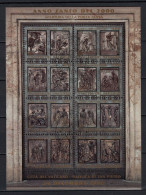 Delcampe - Vatican 1999 Michel 1311-1318 Holy Year 2000: Opening Of The Holy Door In St. Peter's Sheetlet First Day Cancellation - Oblitérés