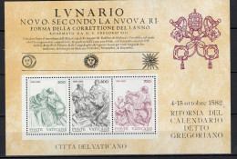 Delcampe - Vatican 1982 Michel Block 4 400 Years Of The Gregorian Calendar S/s MNH - Neufs