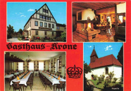 Delcampe - Zimmern Schwaebisch Gmuend Gasthaus Krone Speisesaal Kaminzimmer Kapelle - Schwäbisch Gmünd