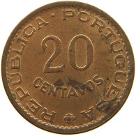 Delcampe - TIMOR 20 CENTAVOS 1970 #t172 0173 - Timor