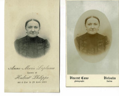 Delcampe - Stavelot, COO, Photo Madame Marie Laplume, épouse Hubert Philippe, Née à Coo Le 29 Avril 1853 - Stavelot