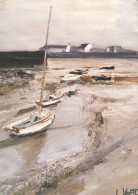 Delcampe - Cpm Cpsm  Marée Basse Toile De Georges Laporte - Bretagne