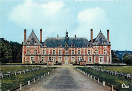 Delcampe - 78 - Rosny Sur Seine - Le Château - Façade Devant Vue De La Grande Allée - CPM - Carte Neuve - Voir Scans Recto-Verso - Rosny Sur Seine