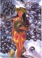 Delcampe - POLYNESIE - LA FEMME ET LA PERLE NOIRE - Frans-Polynesië