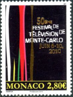 Delcampe - MONACO 2010 - Festival De Télévision De Monte Carlo - 1 V. - Neufs