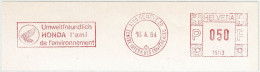 Delcampe - Schweiz / Helvetia 1984, Freistempel / EMA / Meterstamp Genève, Honda, Motorräder / Motos / Motorcycles - Motorbikes