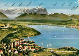 Delcampe - Herrsching Ammersee Fliegeraufnahme - Herrsching