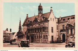 Delcampe - 60 - NOYON - S34098 - L'Hôtel De Ville - Automobile - Noyon