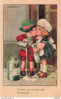 Delcampe - ILLUSTRATEURS - S34921 - A. Bertiglia - L'amour Ne Connait Pas De Mesure - Pot Au Lait - Astra 201 - Bertiglia, A.
