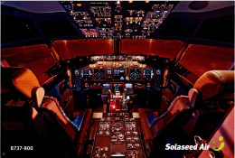 Delcampe - SOLASEED AIR - Boeing 737-800 Cockpit (Airline Issue) - 1946-....: Ere Moderne
