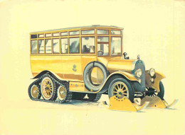 Delcampe - Automobiles - Gros Plan - The First Postal Bus A Scania-Vabis From 1923 Equipped For Winter-driving - Illustration - CPM - Toerisme