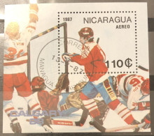 Delcampe - Nicaragua, 1987 , Mi: Block 172 , Cancelled - Nicaragua