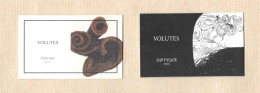 Delcampe - 2 X Cartes Parfumées Perfume Card VOLUTES * DIPTYQUE * R/V * Excellent état - Modernes (à Partir De 1961)