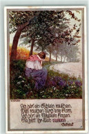 Delcampe - 39280037 - Volkslied Kuenstlerkarte Deutsche Art Reihe 1 Nr.4 - Kutzer, Ernst