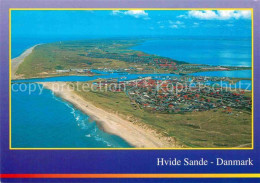 Delcampe - Hvide Sande Fliegeraufnahme Mit Strand - Denemarken