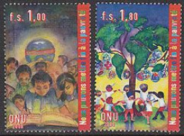 Delcampe - O.N.U. Genève 2008 - Contre La Pauvreté - 2 V. - Neufs