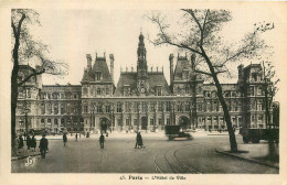 Delcampe - CPA Paris L'Hotel De Ville - Cafés, Hotels, Restaurants