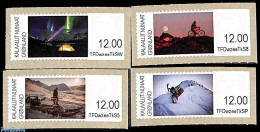 Delcampe - Greenland 2016 Automat Stamps 4v S-a, Mint NH, Automat Stamps - Neufs