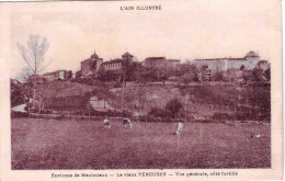 Delcampe - 01 - Ain -  PEROUGES ( Environs De Meximieux ) -  Vue Generale  - Coté Fortifié - Pérouges