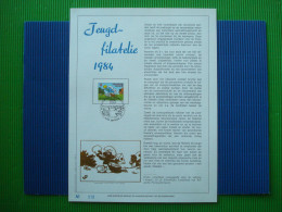 Delcampe - Genummerd Luxe Kunstblad Met Gouddruk 23 Karaat ++ DE SMURFEN ++ - Collezioni