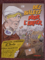 Delcampe - BD Des Billets Pour L'Enfer (Tour De France Cycliste Du Journal L'Auto) Illustrations De LEM - Sport