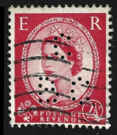 Delcampe - GB QE2 2 1/2d USED Perfin  " C B C " @V355 - Perforés