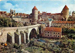 Delcampe - 21 - Semur En Auxois - Pont Joly Et Les Tours - CPM - Voir Scans Recto-Verso - Semur