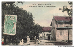 Delcampe - CB-BFP1-0457-SENEGAL - DAKAR - Boulevard National Et Le Secretariat General Du Gouvernement - Senegal