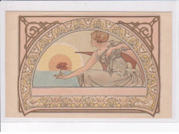 Delcampe - MUCHA Alphonse: Nénuphar - état - Mucha, Alphonse