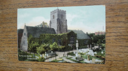 Delcampe - Royaume-uni , Folkestone , The Parish Church - Folkestone