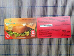 Delcampe - Chicken Dips Winner  1 Phonecard Quick Rare - Avec Puce