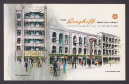 Delcampe - Vintage Postcard, The Berghoff Restaurant, Advertising - Chicago