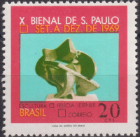 Delcampe - 1969 Brasilien ** Mi:BR 1228, Yt:BR 897 Sculpture, By Felicia Leirner / Biennale São Paulo - Neufs