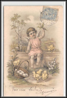 Delcampe - 49449 N°111 Blanc 1905 Pour Creuse France Ange Angelot Carte Maximum Card - ...-1929