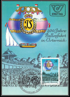 Delcampe - Autriche Austria - Carte Maximum Card 2141 - Ballon 200 Jahre Ballonfahrt In Osterreich Stuwer Ballon Balloon 1984 - Montgolfier