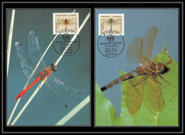 Delcampe - Allemagne (germany) - Carte Maximum Card 2198 Libellule Dragonflies Dragonfly Libellen 1991 - Andere & Zonder Classificatie