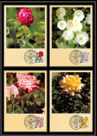 Delcampe - Allemagne (germany) - Carte Maximum Card 2180 ROSES Rosen Fleurs (fleur Flower Flowers) 1982 Berlin - Rosas