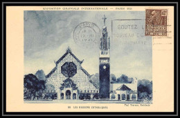 Delcampe - 5778/ Carte Maximum France N° 271 Exposition Coloniale Internationale Paris 1931 N°68 Les Mission Catholiques - 1930-1939