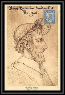 Delcampe - 5770/ Carte Maximum France N°209 Poete Pierre De Ronsard Cachet 1924 Condom Loir Et Cher B1 (ecrivain Writer Poet) - ...-1929