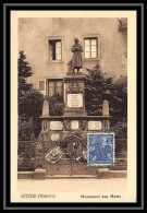 Delcampe - 5771/ Carte Maximum France N°257 Jeanne D'Arc Carte 1933 Monument Aux Morts Bitche Moselle Statue Jeanne D'Arc - ...-1929