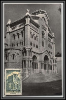 Delcampe - 57124 N°255 Cathédrale De Monaco église Church 1959 Carte Maximum Card édition Garnier - Cartas Máxima