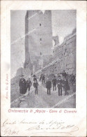 Delcampe - Af744 Cartolina Civitavecchia Di Arpino Torre Di Cicerone Frosinone Lazio 1902 - Frosinone