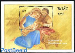 Delcampe - Congo Dem. Republic, (zaire) 1981 Christmas S/s, Mint NH, Religion - Christmas - Weihnachten