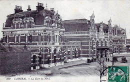 Delcampe - 59 - Nord - CAMBRAI -  La Gare Du Nord - Cambrai